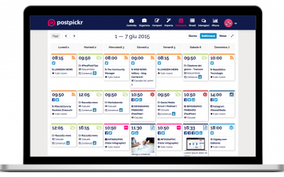 #PlatformUpdate: Calendario Editoriale Settimanale e Mensile