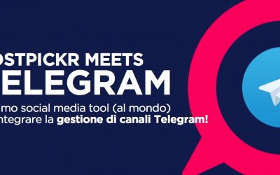 #PlatformUpdate: PostPickr integra la gestione di canali Telegram!