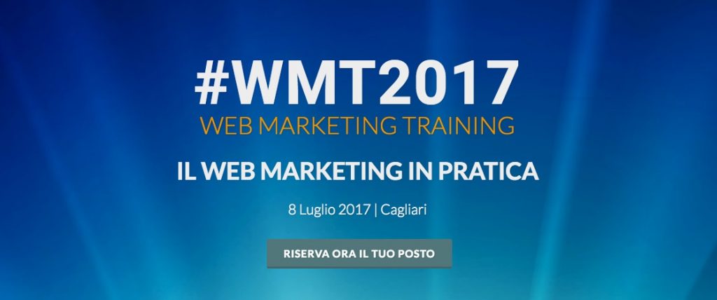 Web Marketing Training - cover dell'evento