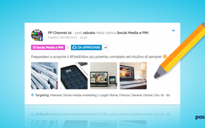Post Editor Revamped: Post Multifoto, Immagini Free e Targeting dei Post