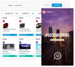 Calendario editoriale delle programmazioni