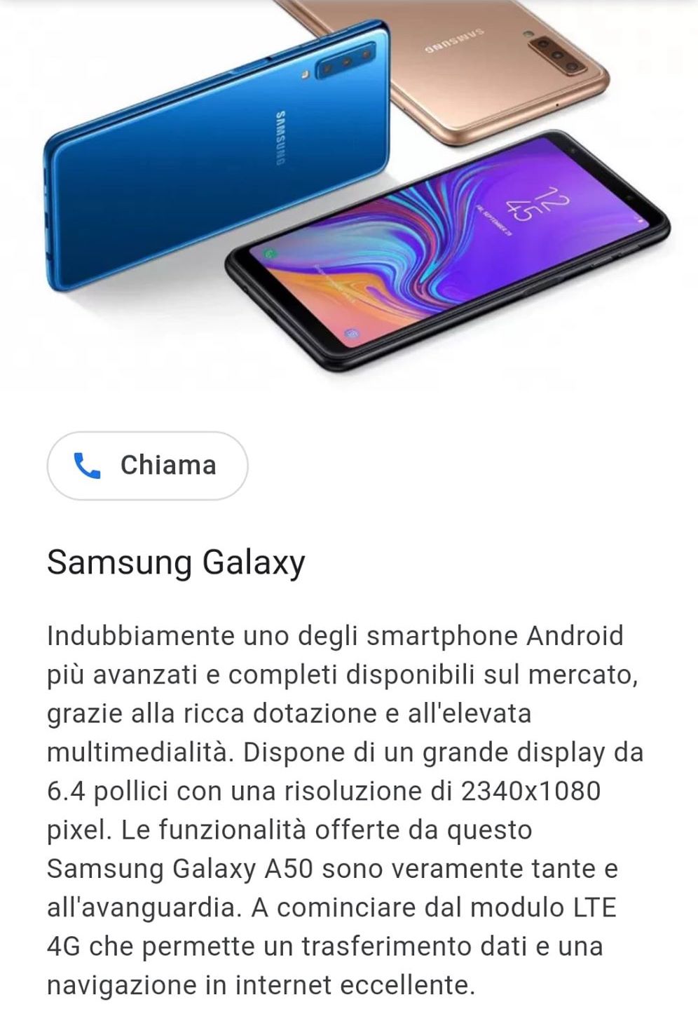 Dettaglio Prodotti - Schede Google My Business