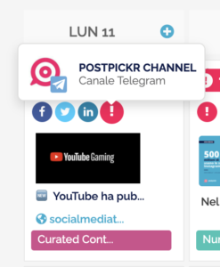 Nuovo popover di dettaglio del canale