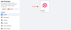 Ricerca app PostPickr