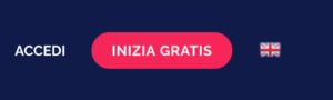 Home page di PostPickr - pulsante "INIZIA GRATIS"