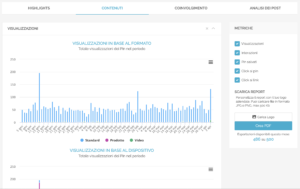 Il segmento di analisi "Contenuti"