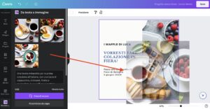 Il risultato della generazione di immagini da parte di Canva