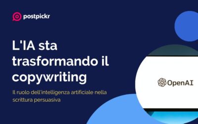 L’intelligenza artificiale sta trasformando radicalmente il mondo del copywriting (in meglio!)