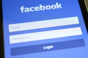 Pagina Log in di Facebook