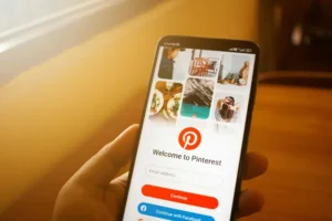 Interfaccia di Pinterest su smartphone | Postpickr