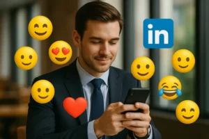 Manager che analizza l'engagement del profilo Linkedin aziendale | PostPickr