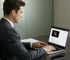 Professionista interagisce su Twitter X | PostPickr