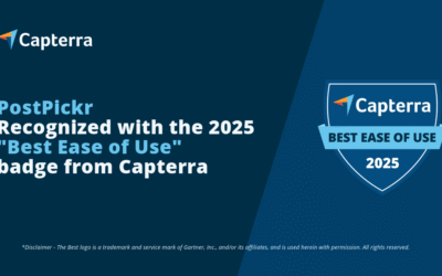 PostPickr è l’app “Best Ease of Use” 2025 per Capterra