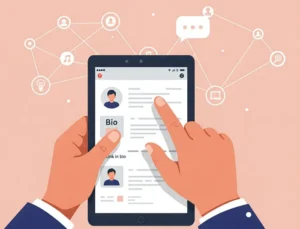 Immagine che riprende il concetto dell'ottimizzazione dei profili social | PostPickr