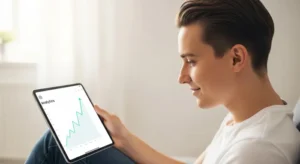 Creator osserva con soddisfazione le sue statistiche in crescita dopo l'utilizzo dei Testimonial su Instagram | PostPickr
