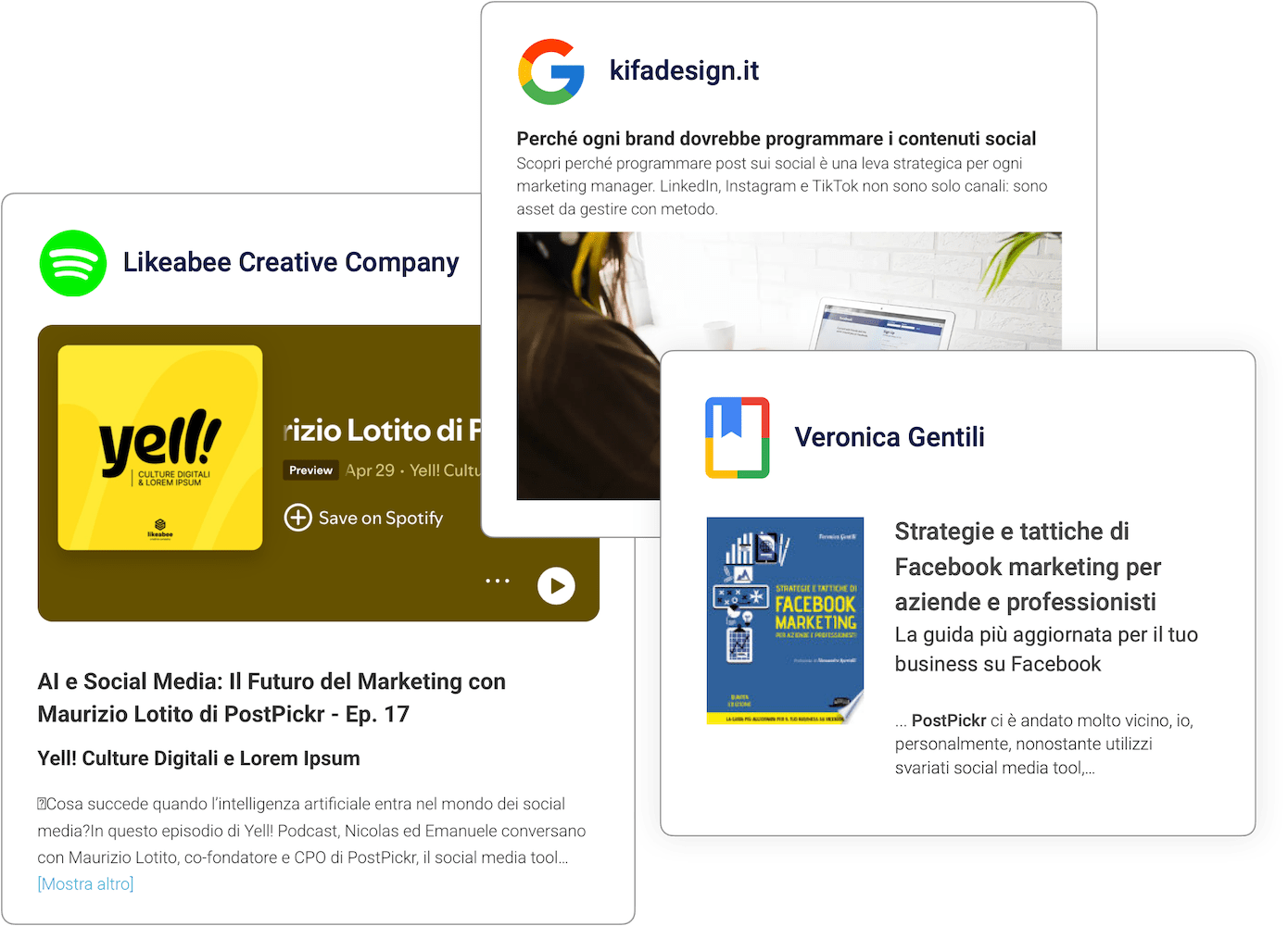 Opzioni avanzate di importazione
