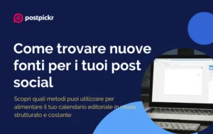 Fonti social post | Post Pickr