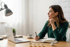Social manager riflette sulla stagionalità dei contenuti mentre stila il piano editoriale | PostPickr