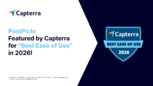 PostPickr app best ease of use 2026 per il social media management