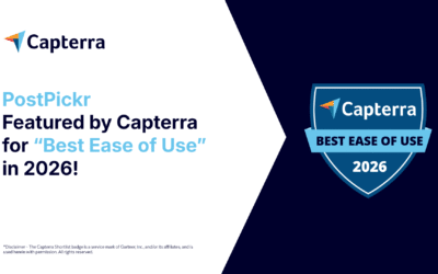 Capterra premia PostPickr come app “Best Ease of Use” anche per il 2026