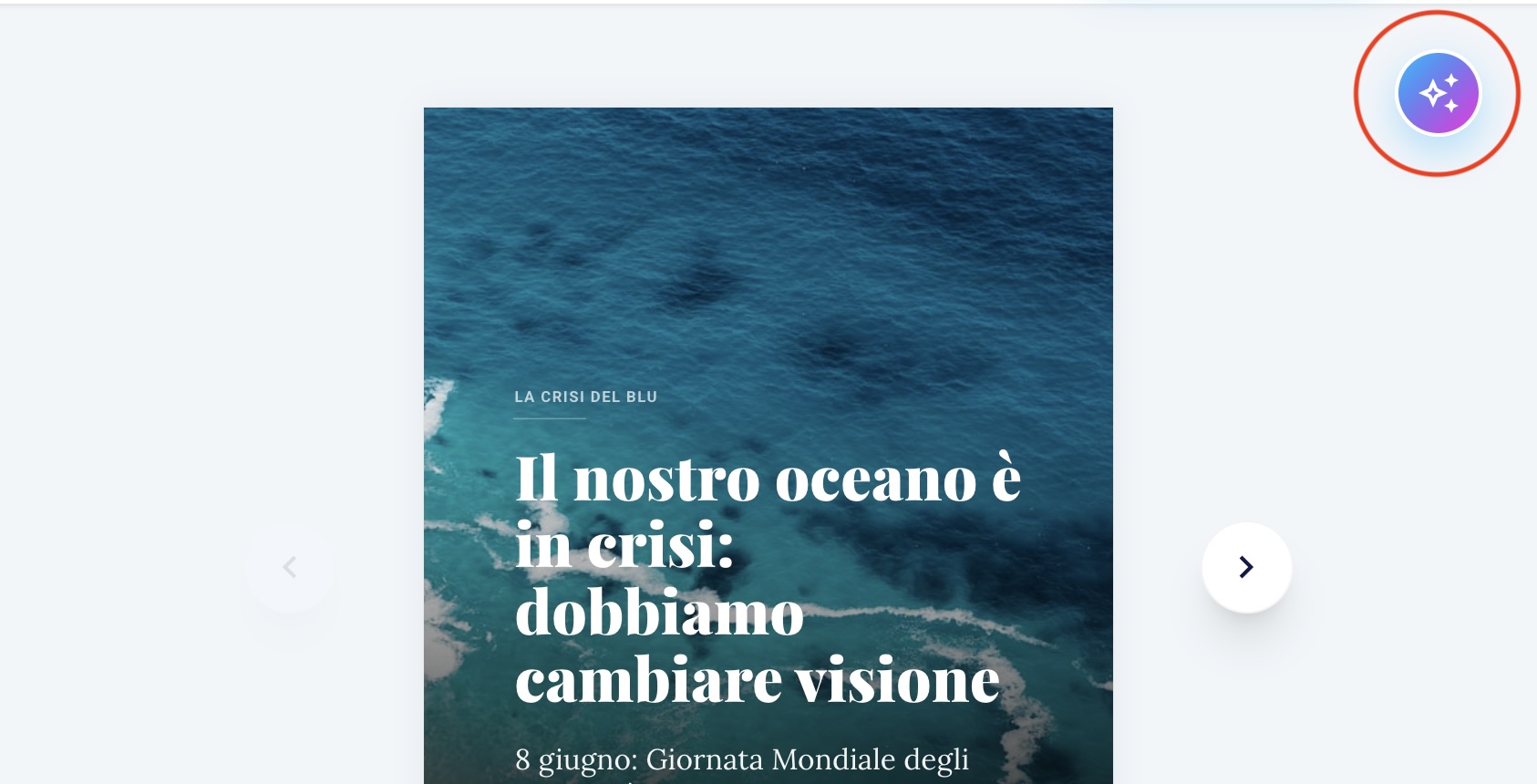 L'icona per attivare l'AI Coach contestuale